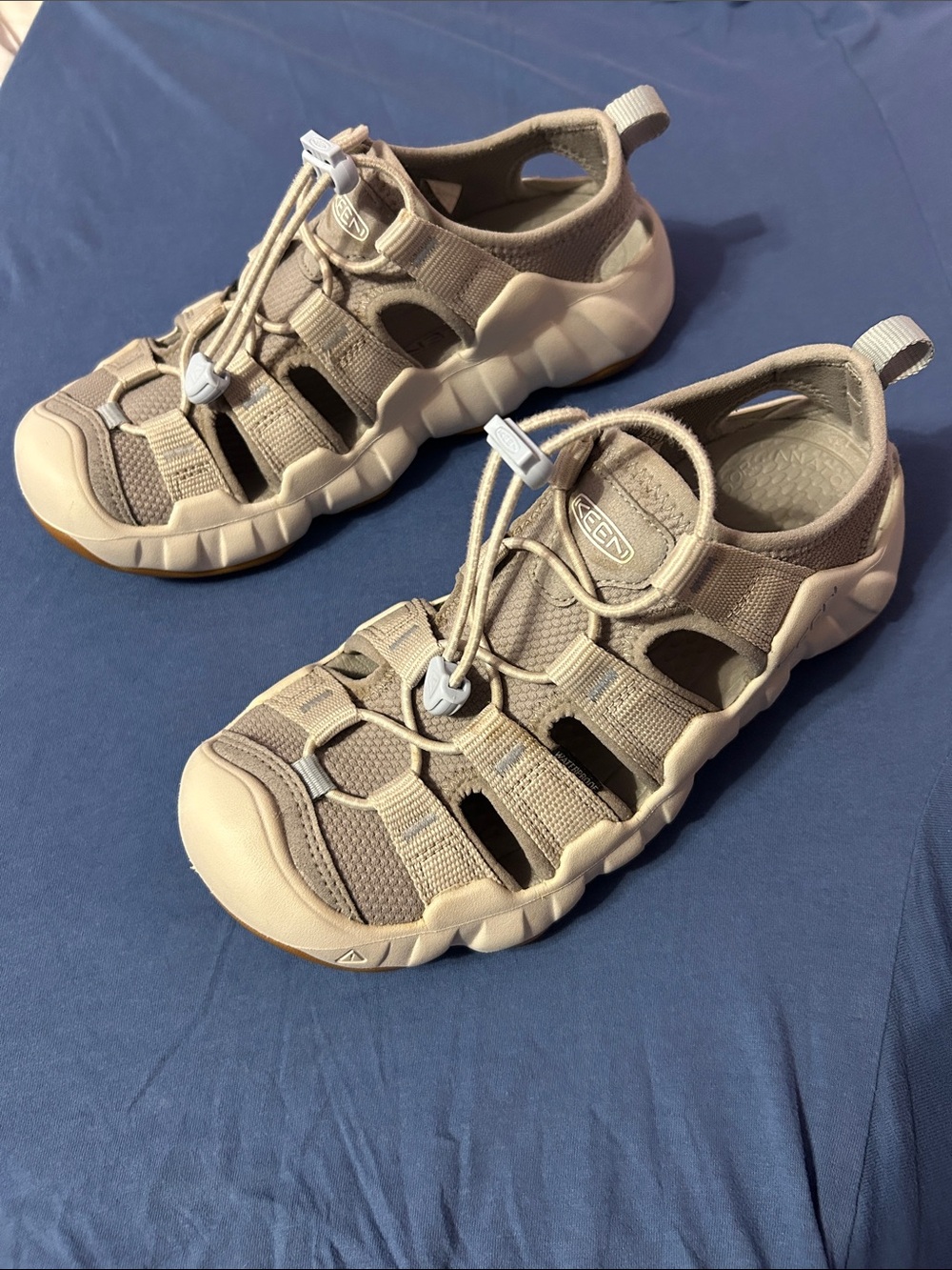 KEEN Beige/Taupe Closed-Toe Outdoor Sandals